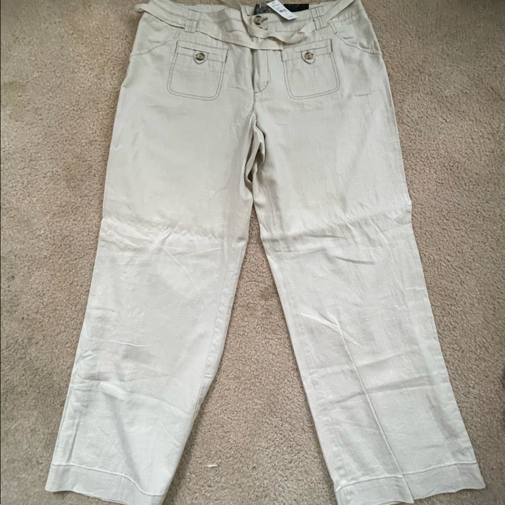 Brand new linen pants. With tags